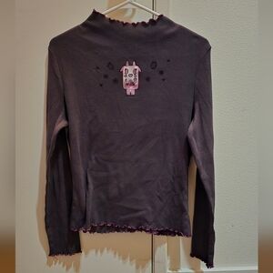 TokiDoki Customized Large Shirt Kawaii Goth Strawberry Milk